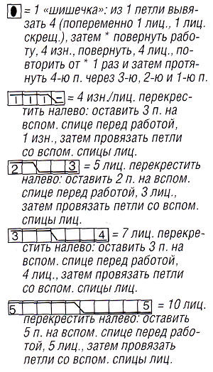 вязаный комплект 