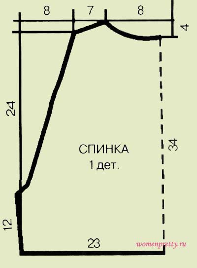 Летний вязаный костюм